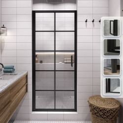 Axio Gridient Pivot Shower Door