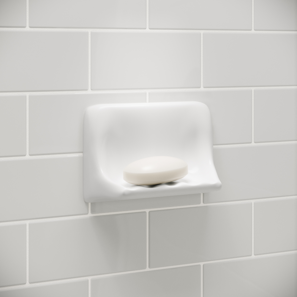 7 in. Wall Mount Tall Soap Dish