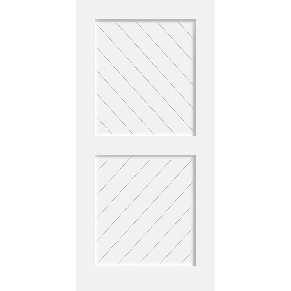 Meridian Series Door Slab 2-Panel Overlay Design