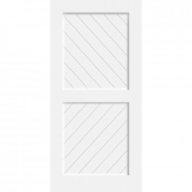 Meridian Series Door Slab 2-Panel Overlay Design