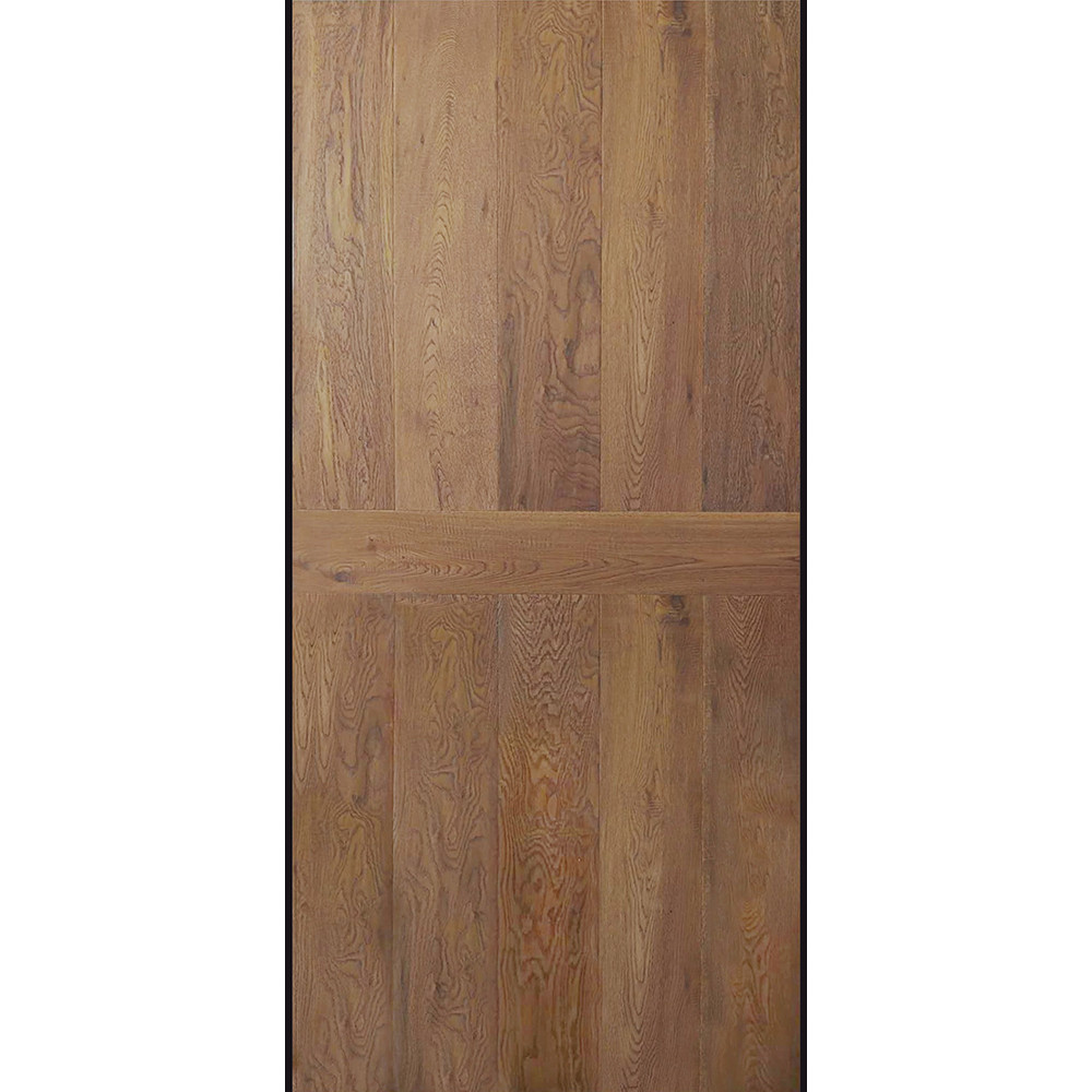 Centric Series Door Slab Red Oak Wood Single Design