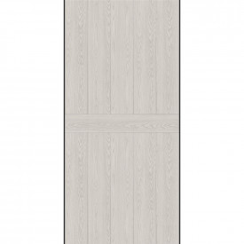 Centric Series Door Slab Bleached Oak Wood Single Design