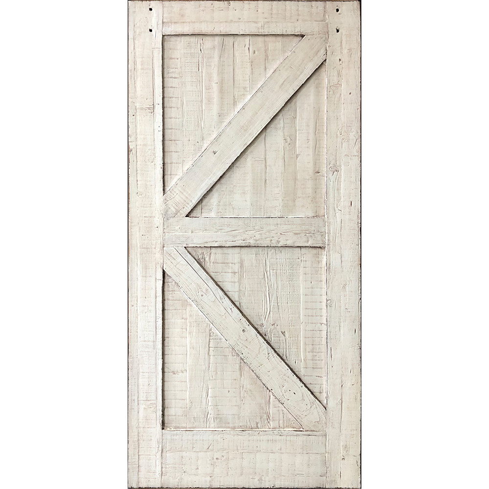 Rustic Series Door Slab K-Panel Plank Overlay Design