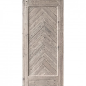 Rustic Series Door Slab 1-Panel Plank Design