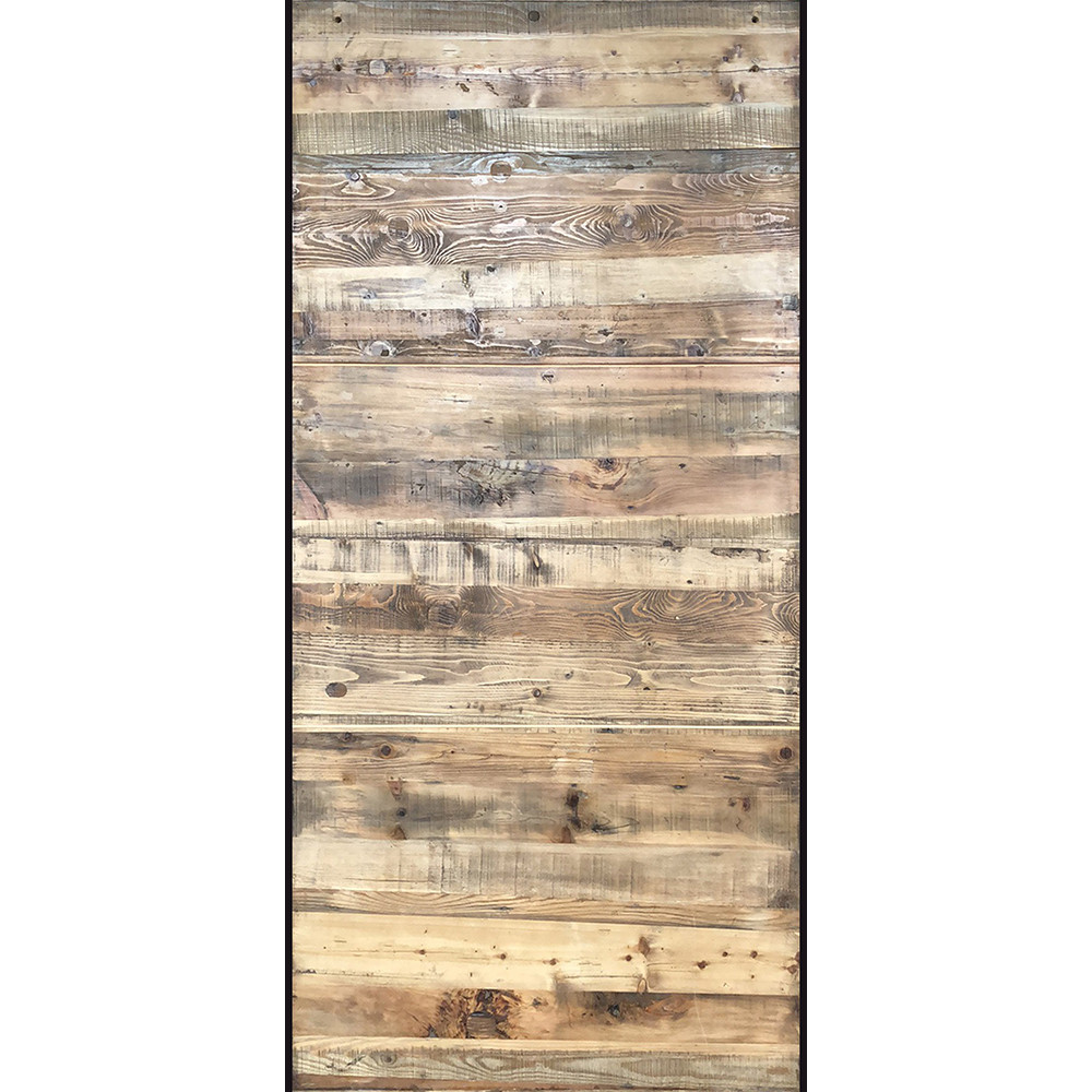 Rustic Series Door Slab Pine Plank Design