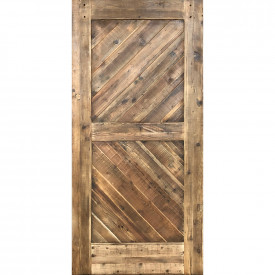 Rustic Series Door Slab 2-Panel Overlay Design