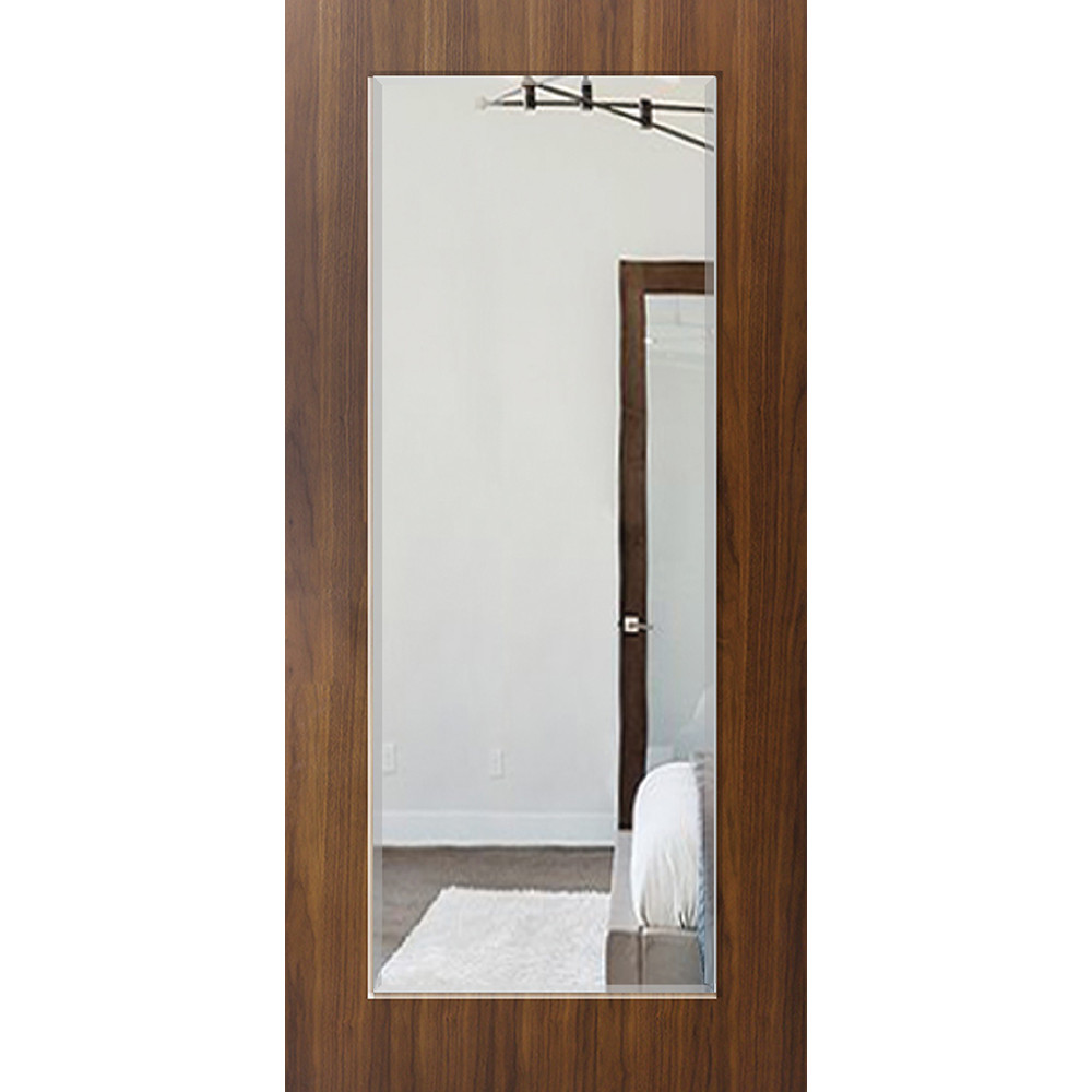 Flat Series Door Slab HPL Flat with Mirror Design